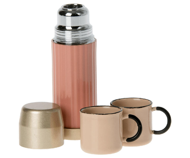 Thermos and Cups-Sof Coral