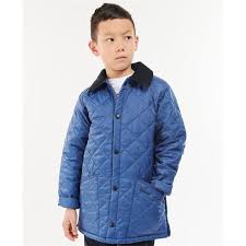 Barbour Boy's Liddesdale Quilted Jacket-Blue Collection