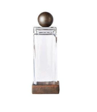 Glass Vessel/Cast Iron Tray-2.5-7976-2.5 qt