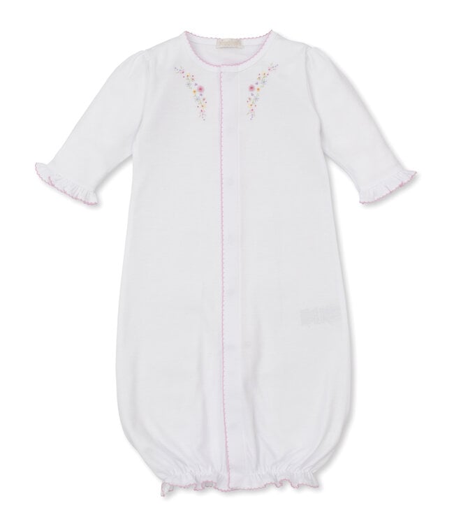 White/Pink Premier Flowers & Vines Convertible Gown