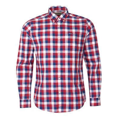 Wardlow Tailored Shirt Red Gingham-MSH5084RE51