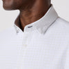 Leeward No Tuck Dress Shirt-White Connor Tattersall