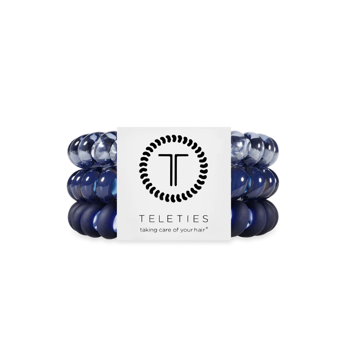 Nightfall Navy Hair Ties Collection
