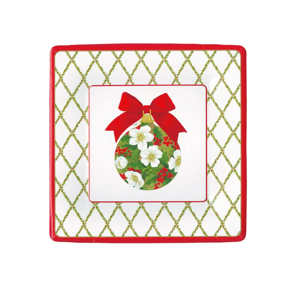 Ornament and Trellis Salad/Dessert Plate