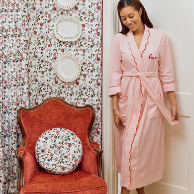 Women's Long Scallop Lightweight Robe Collection