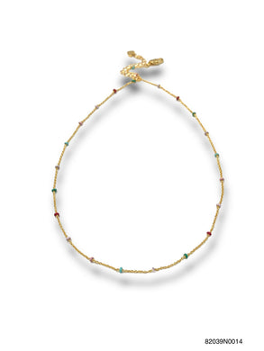 Ariana enamel N, G Necklace