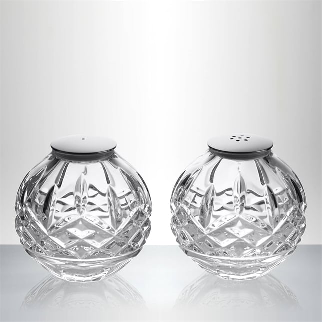 Lismore Sphere Salt & Pepper, 4in, Set of 2