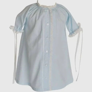 Katherine Day Gown-Blue : NB, 3m