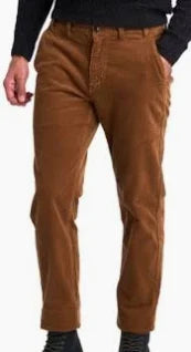 Neuston Stretch Cord Pants-Honey-MTR0582YE74