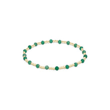Gemstone Gold Sincerity Pattern 3mm Bead Bracelet - Fall/Winter Collection