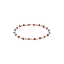 Gemstone Gold Sincerity Pattern 3mm Bead Bracelet - Fall/Winter Collection