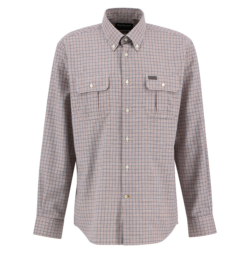 BARBOUR FENN REGULAR THERMO WEAVE GINGHAM SHIRT