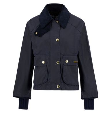 BARBOUR CROPPED BEADNELL WAX JACKET