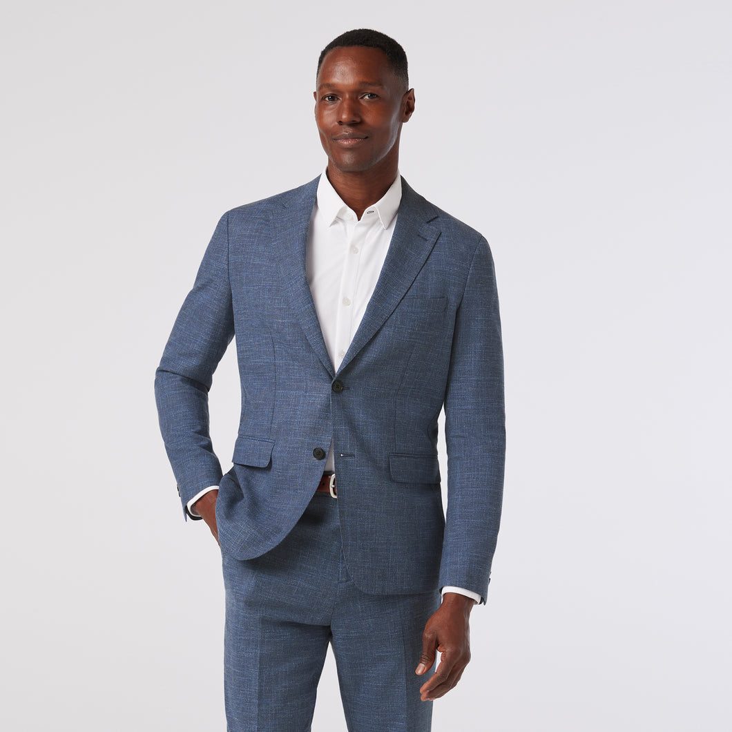 Fresco Lightweight Suit Jacket/Coastal Fjord Heather