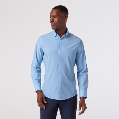 Leeward No Tuck LS Dress Shirt Provence Circle Print