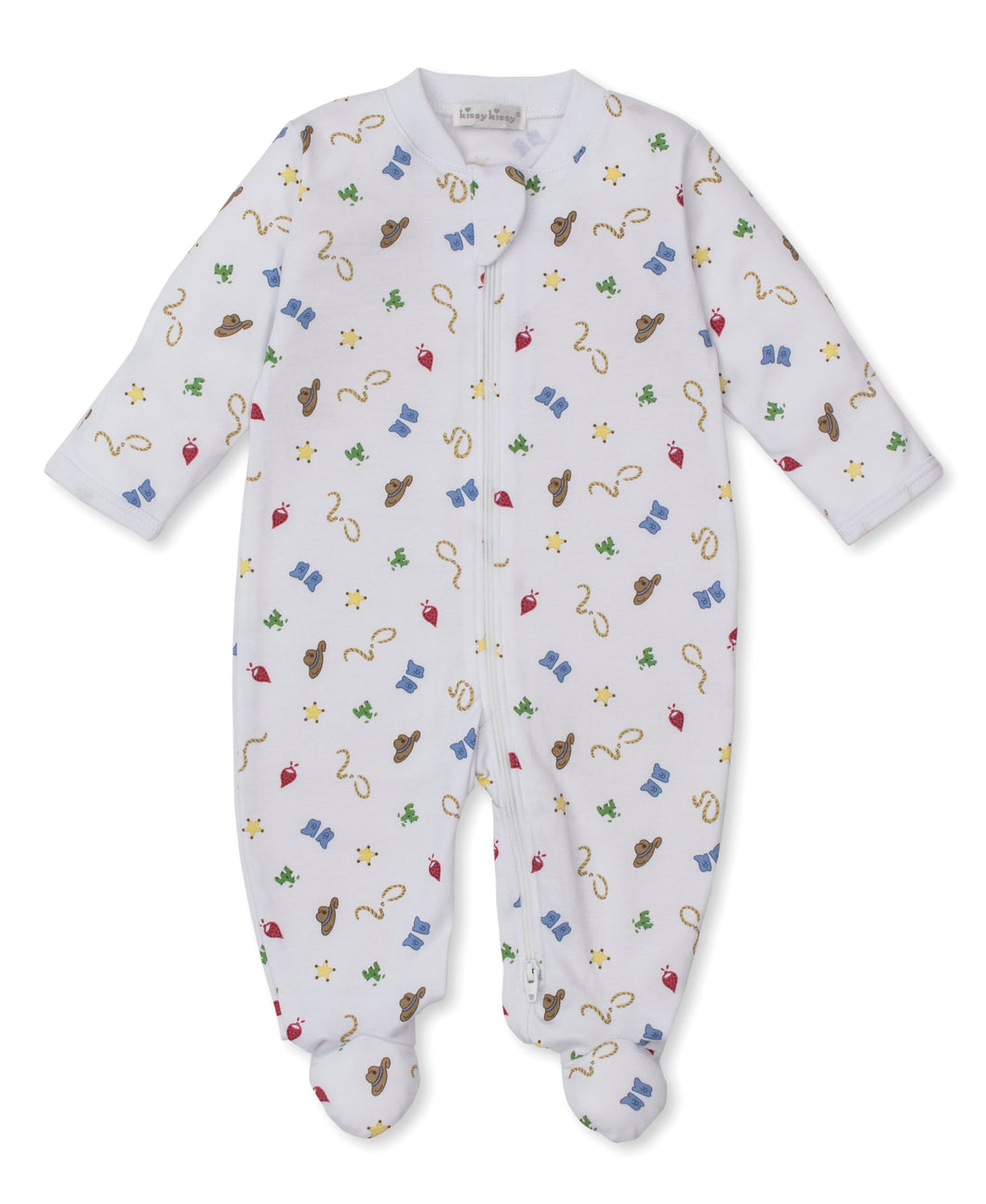 Western Cowboy Zip Footie