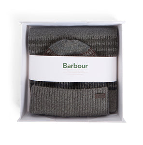 BARBOUR BRANTON BEANIE & SCARF GIFT SET