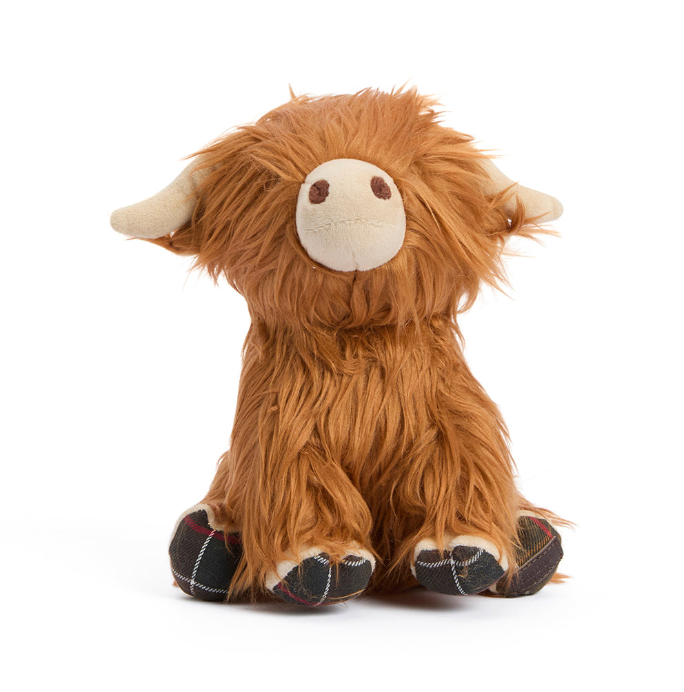BARBOUR DOG HIGHLAND COW TOY