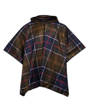 Barbour tartan showerproof poncho