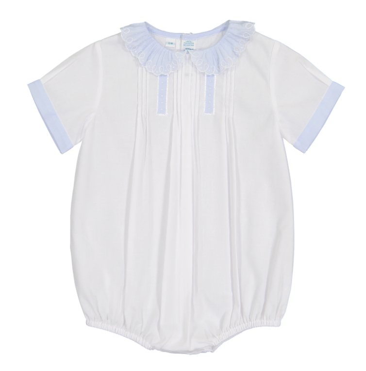 Feltman Brothers Boys Vintage Scalloped Collar Creeper 23978