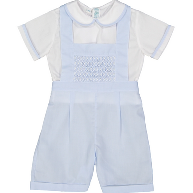 Feltman Brothers Smocked Bib Overalls Set 97423