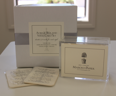 Acrylic Box and Verse Card Set