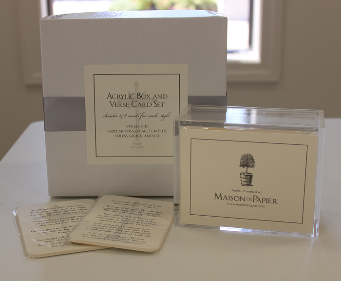 Acrylic Box and Verse Card Set