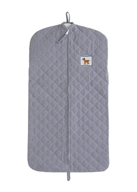 Little English Quilted Garment Bag - Boy Lab
