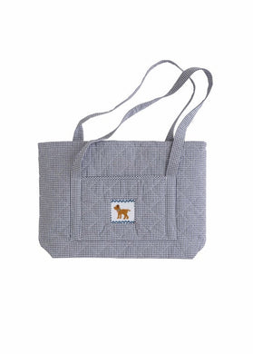 Little English Quilted Tote Bag