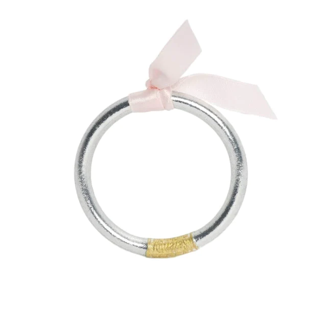 BuDha Girl Baby Silver Bangle