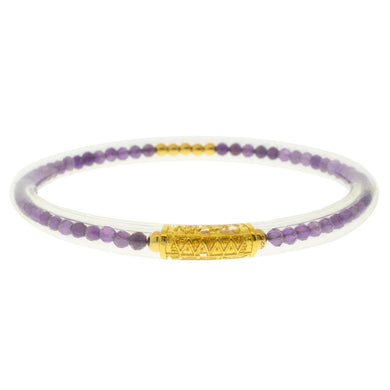 BuDha Girl Luxe Amethyst Bangle