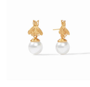 Julie Vos Bee Pearl Drop Earring