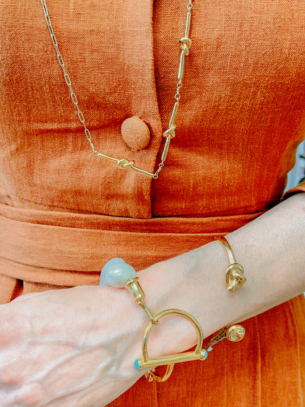 Hazel Smyth Long Knot Necklace