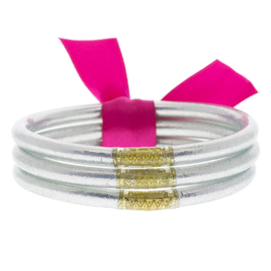 BuDha Girl Silver Bangle